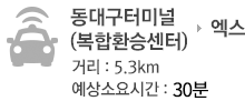 중앙로역 소요시간