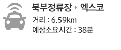 북부정류장 소요시간